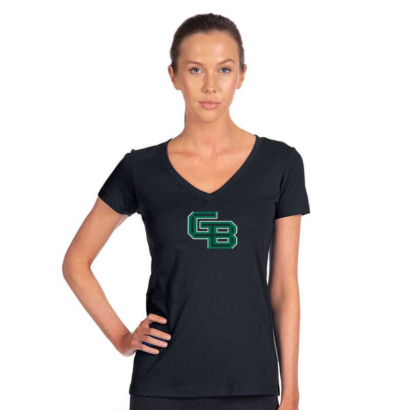 Women's  Wisconsin Green Bay Phoenix  Next Level V-Neck T-Shirt